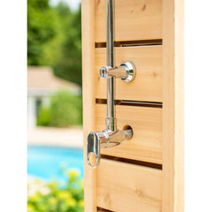 Dundalk LeisureCraft Canadian Timber Sierra Pillar Outdoor Shower