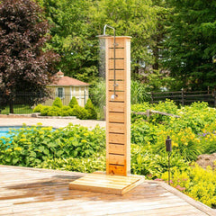 Dundalk LeisureCraft Canadian Timber Sierra Pillar Outdoor Shower