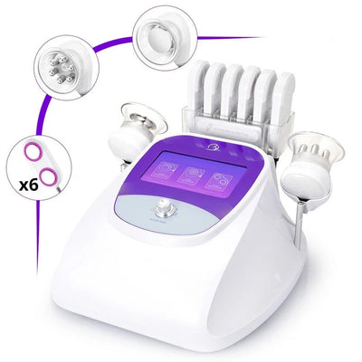 BRÜUN - 40K Ultrasonic Cavitation Machine 3.0 for Skin Tightening and Weight Lose - RF Vacuum for Fat Burning and Body Shaping for Spa Use