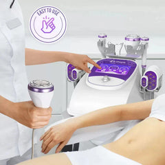 BRÜUN Pro S Shape 6 in 1 Cavitation Machine with Lipo Laser Pads Body Sculpting Facial Anti-Aging Skin Tightening for Startup Beauty Salons & Home Use